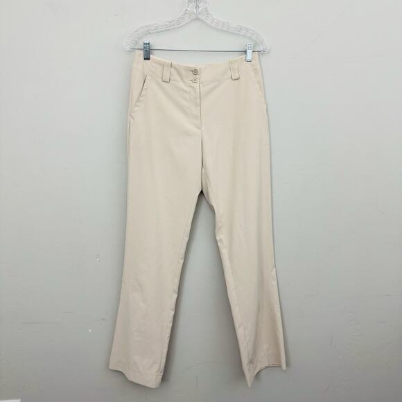 Nike Golf Fit Dry Khaki Straight Leg Pants Women’s Size 2 - Picture 1 of 8